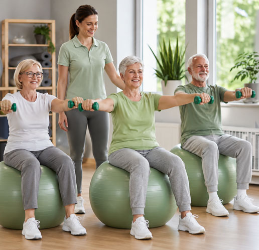 Rehasport in der Gruppe