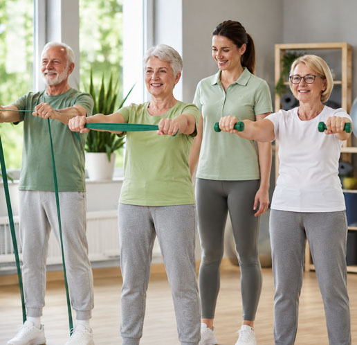 Betreutes Funktionstraining in der Gruppe