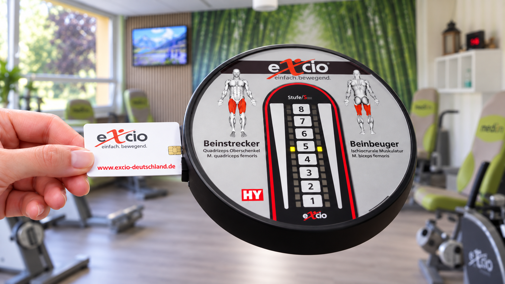 EXCIO Trainingsraum im Rehasport Zentrum Suhl